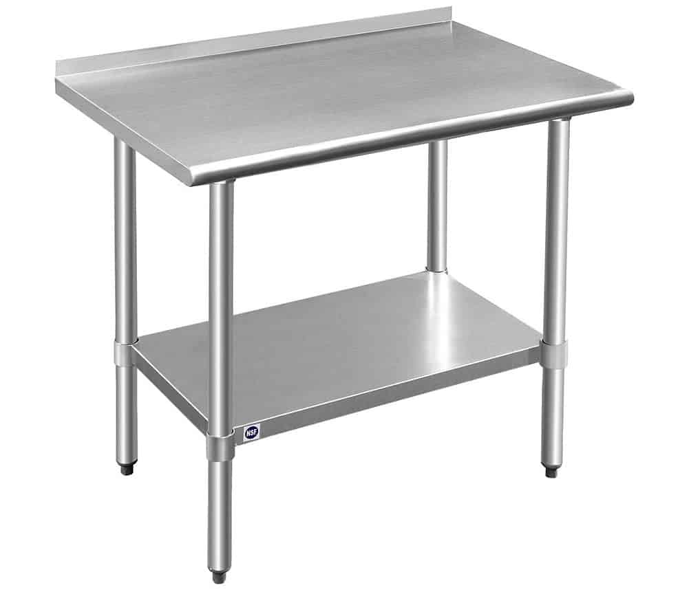 Rockpoint Stainless Steel Prep Table - Our #1 Top Budget Buy