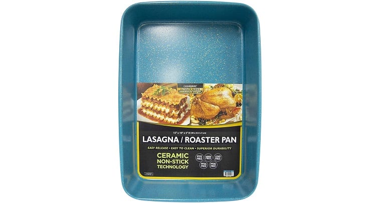 casaWare Ultimate Series Commercial Weight Ceramic Coated Non-Stick Lasagna Pan