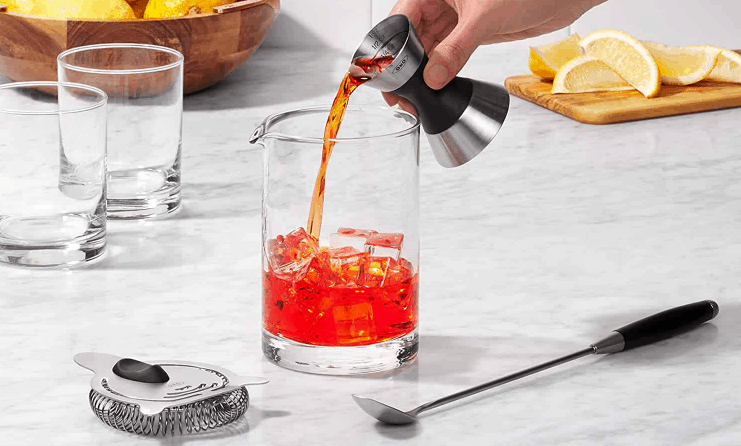 oxo steel double jigger