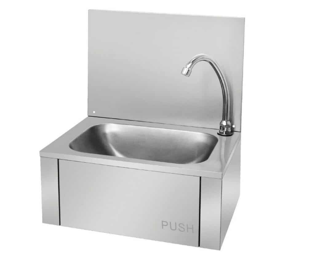 Vogue Stainless Steel Knee Operated Sink