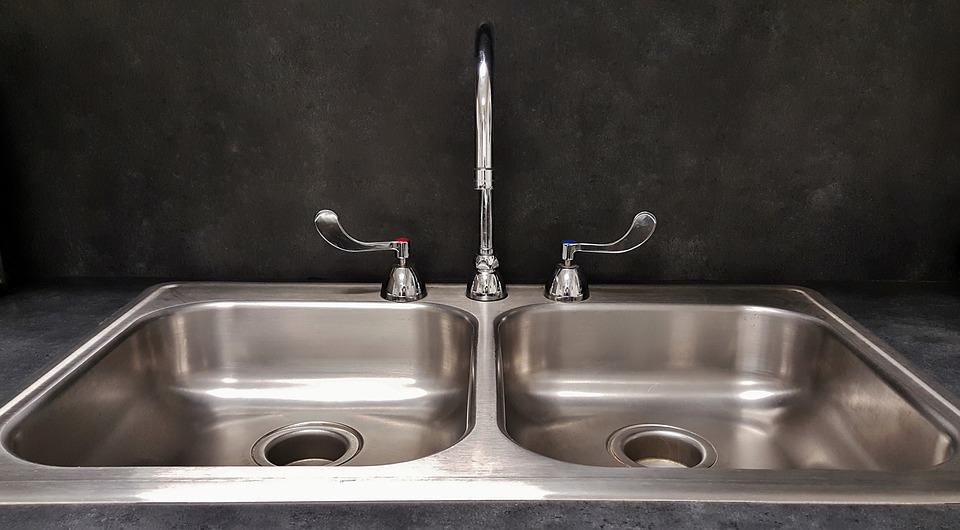 commercial kitchen sink