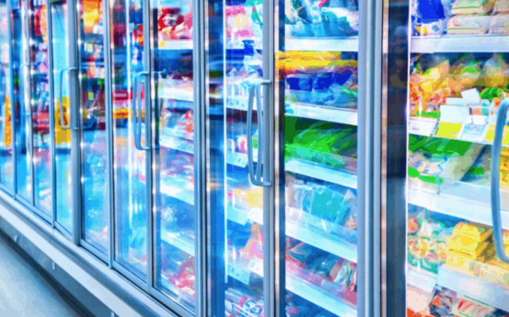 Display freezers