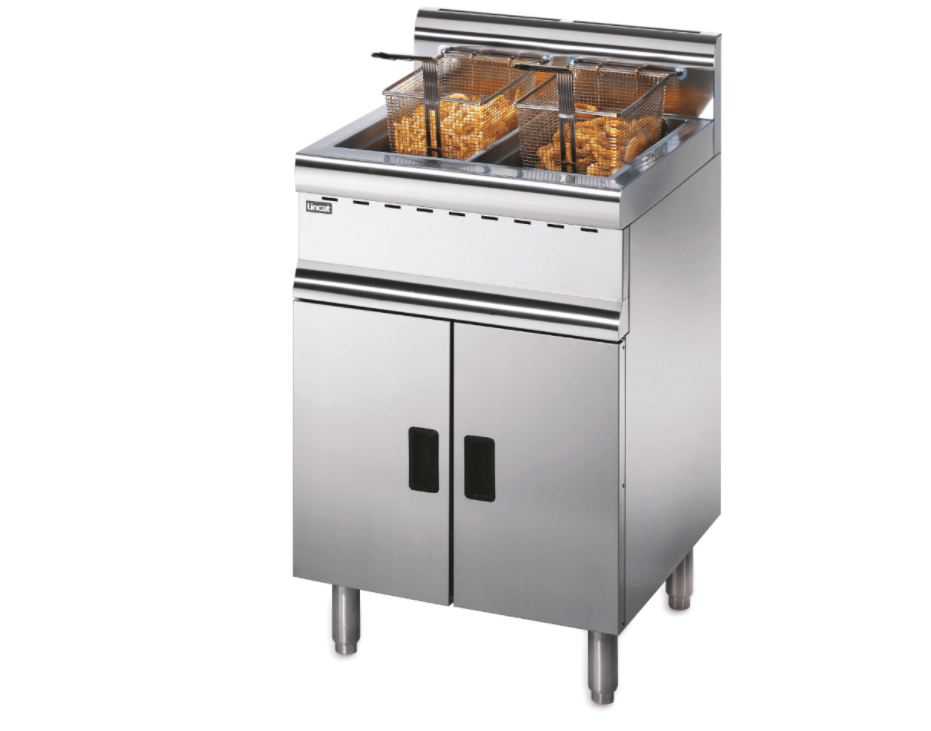 Lincat Twin Tank Twin Basket Free Standing Gas Fryer J10