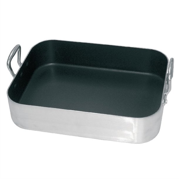 Vogue Aluminium Non-Stick Roasting Pan